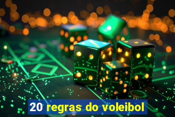 20 regras do voleibol